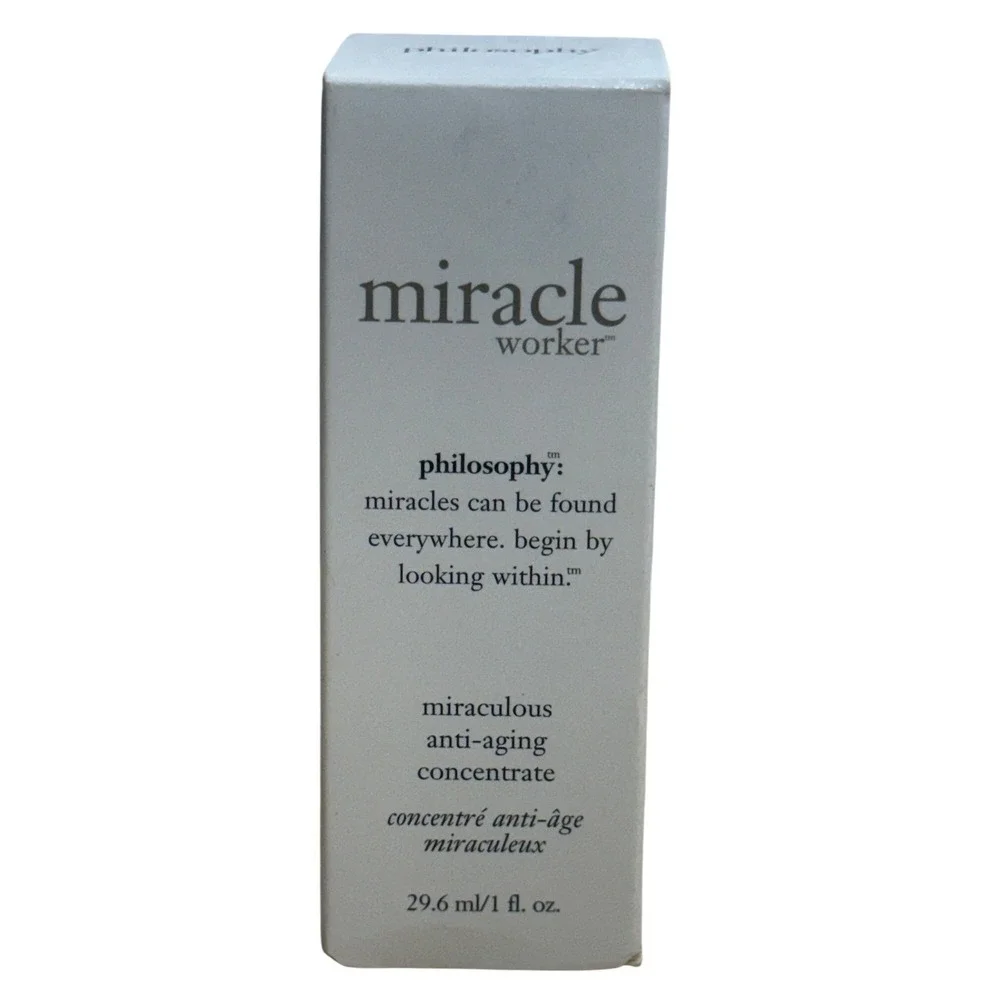 Philosophy Miracle Worker Miraculous Anti-Aging Concentrate 1oz 29.6ml Serum NEW